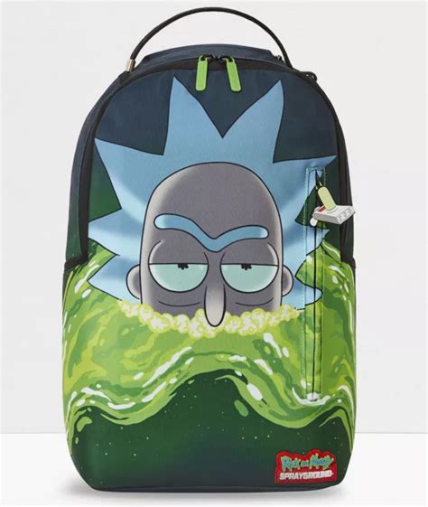 rick and morty portal backpack.